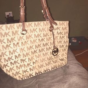 Matching Michael Kors Purse and Slip-on Shoes.